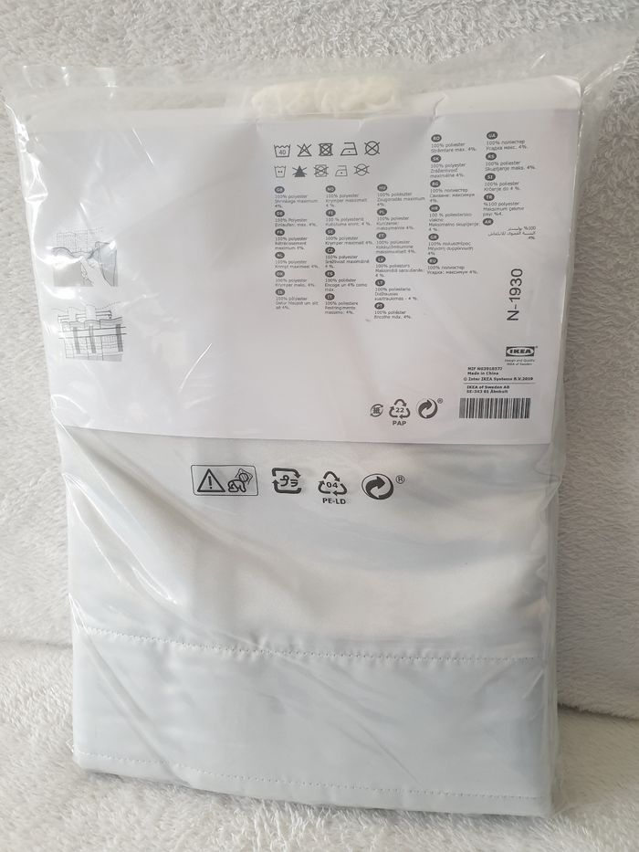 Lot de 2 rideaux neuf - photo numéro 2