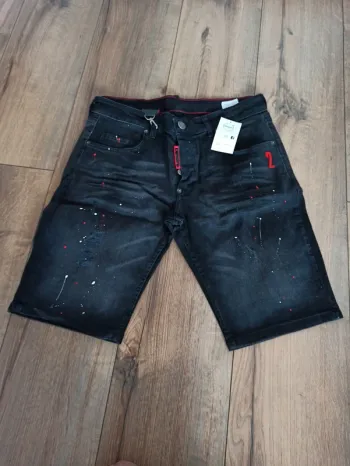 Short en jeans homme gris foncé 34US