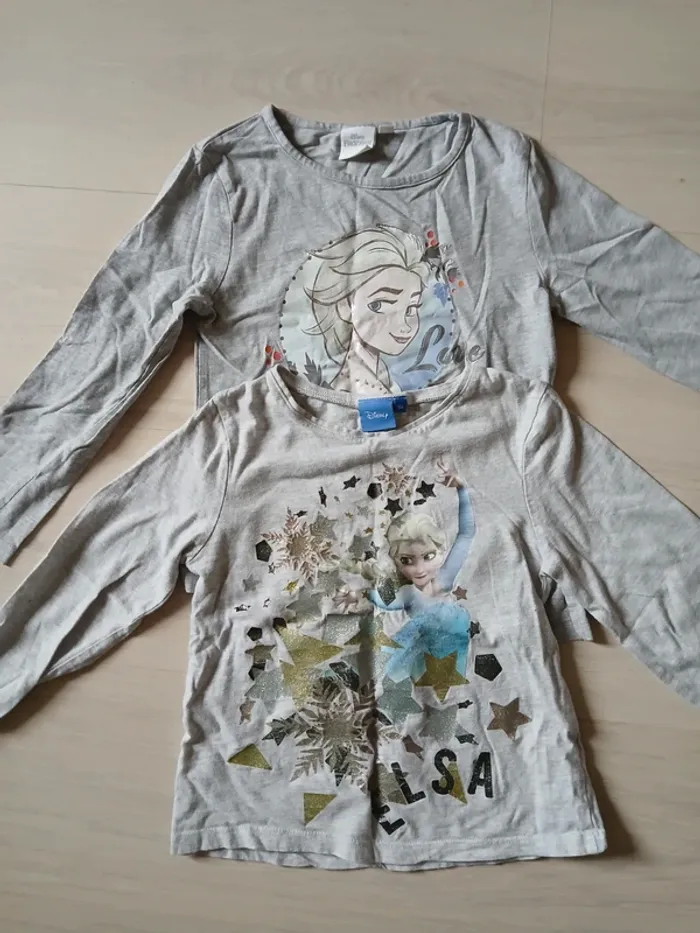 Lot 2 t-shirt à manche longue - photo numéro 2