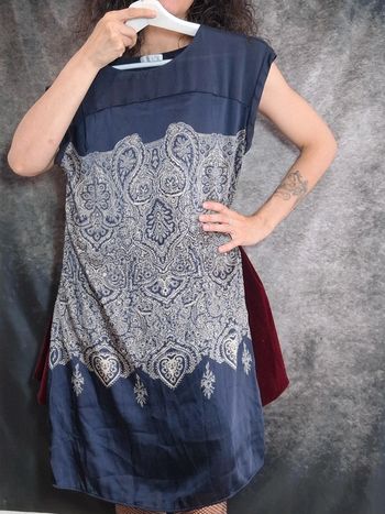 Robe effet satin