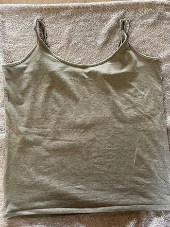 Débardeur gris La Halle – Fines bretelles – Taille XL