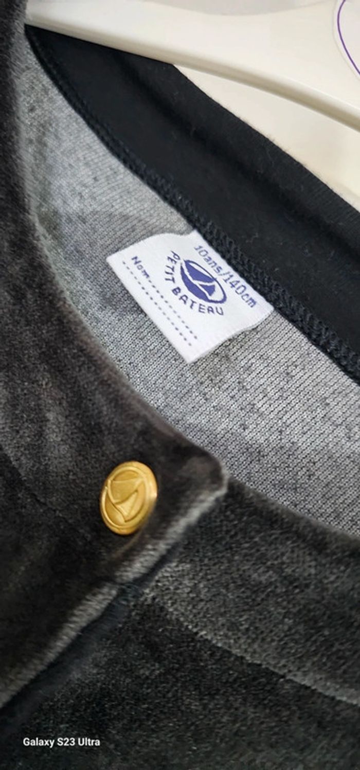 Ensemble 3 pièces Jupe télé Gilet Pull Petit Bateau Catimini 10 ans - photo numéro 6