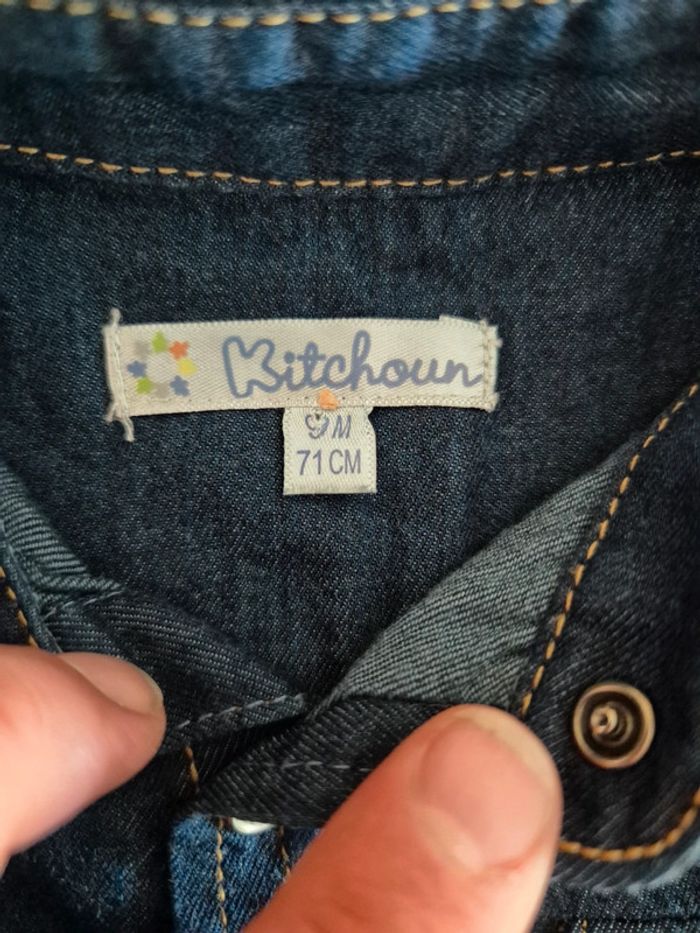 Chemise jean 9 mois - photo numéro 2