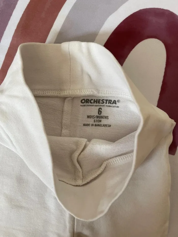 Lot de leggings bébé fille Orchestra – Taille 6 mois - photo numéro 3