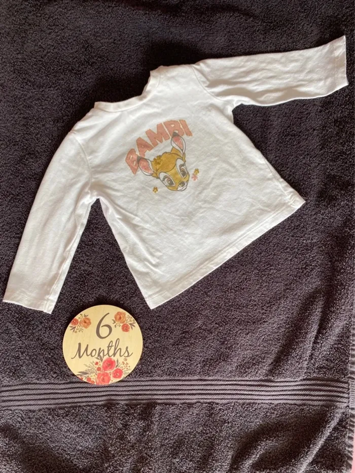 Tee shirt bambi 6 mois