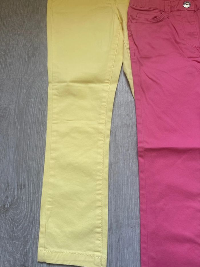 Lot de 2 pantalon fille 6-7 ans tex - photo numéro 3