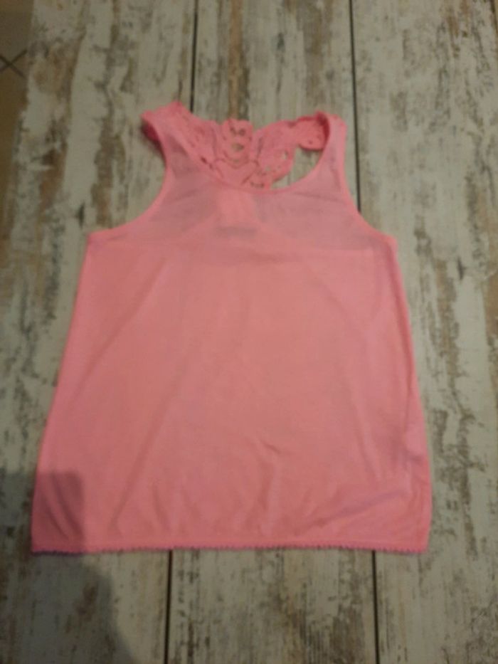 Jolie débardeur fille rose