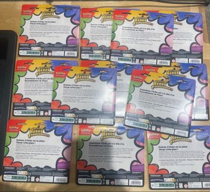 12 Duo Pack Pokémon Héros Transcendants FR - photo numéro 2