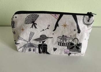 Trousse / pochette imperméable thème Paris