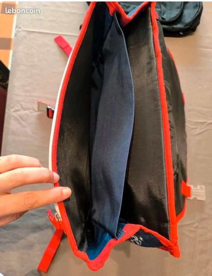 Cartable et sa trousse Assortie Équipe de France de football - photo numéro 2