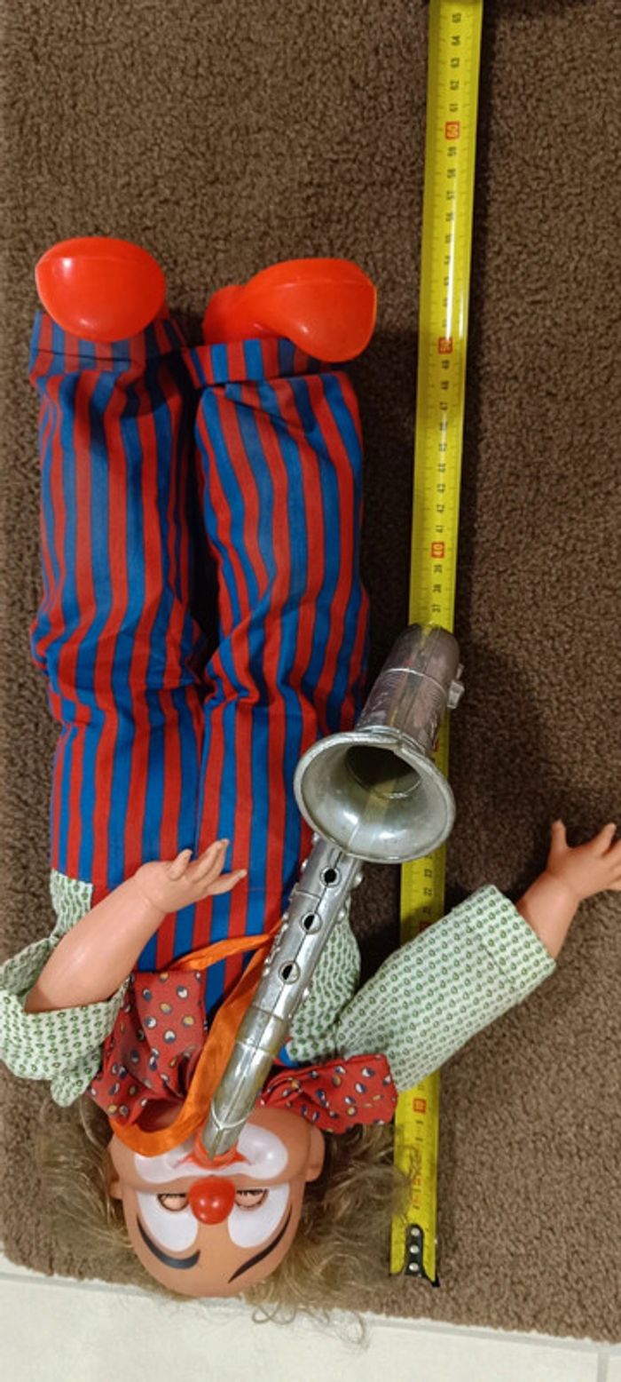 Ancienne poupée clown - photo numéro 2