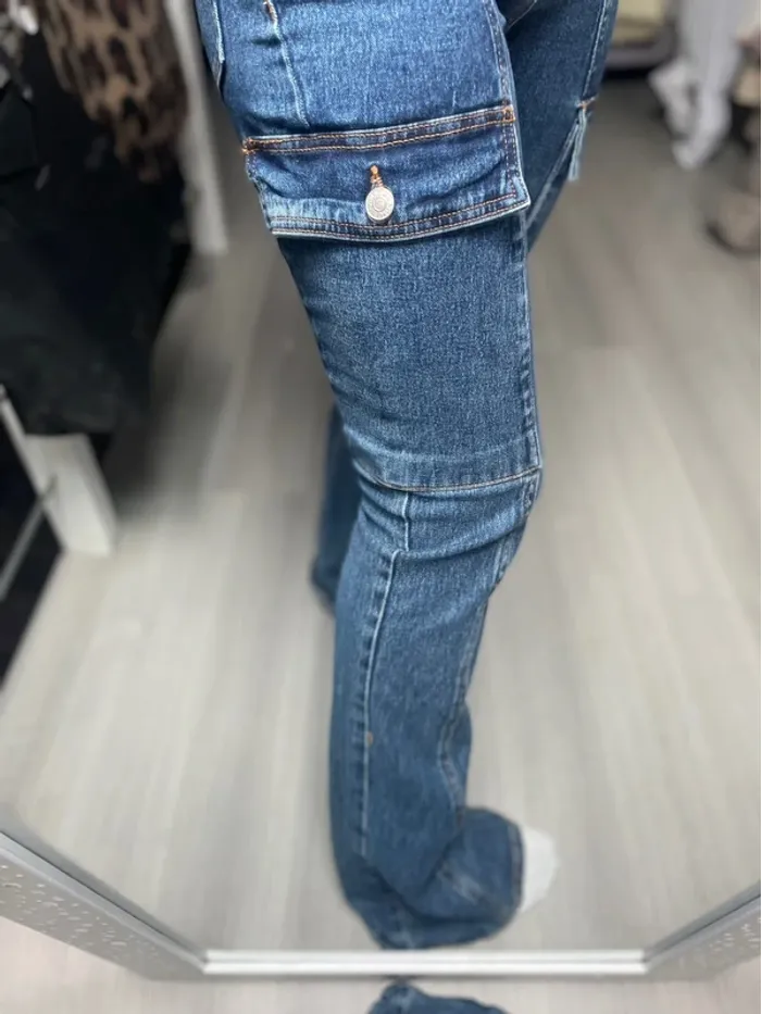 Jean flare cargo - photo numéro 5