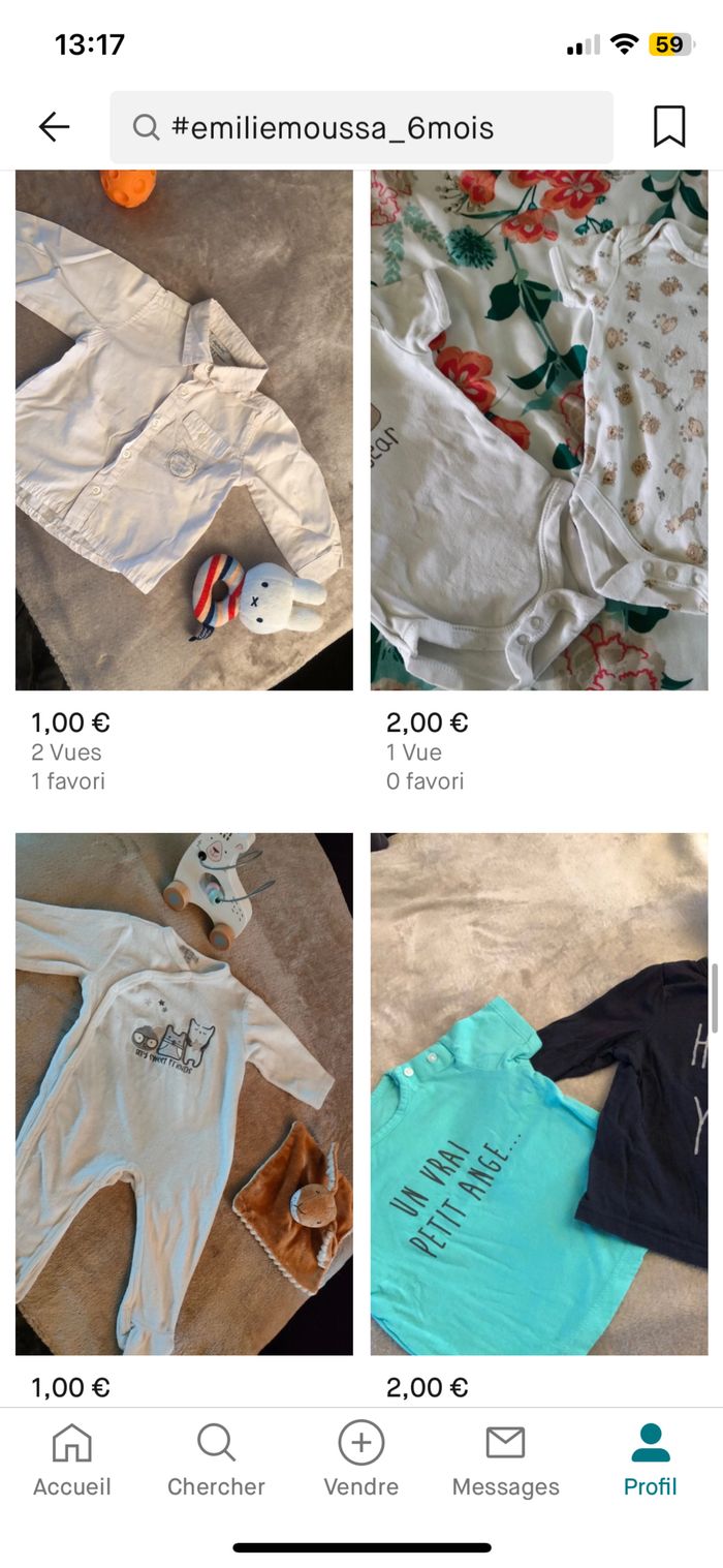 Vend vêtements garçon 6 mois - photo numéro 3