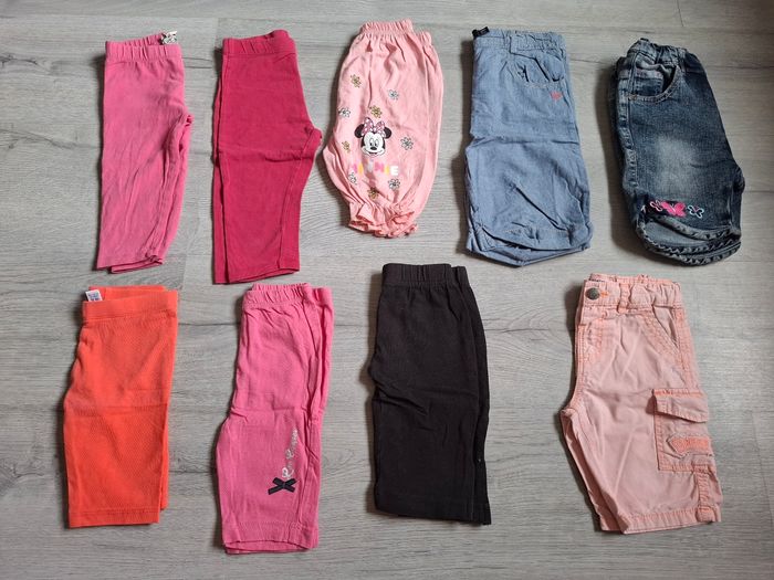 Lot de 9 pantacourts