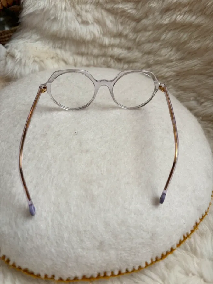 Lunettes de vue kaleos Burke transparente et paillettes - photo numéro 9