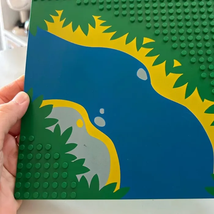 Lot 2 plaques lego 6025 6278 - photo numéro 3