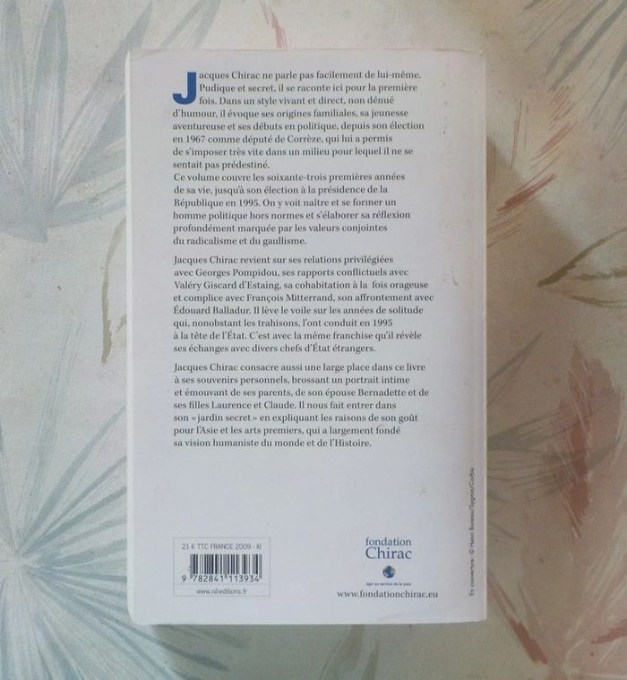 Chaque pas doit être un but Mémoires Jacques Chirac - photo numéro 2