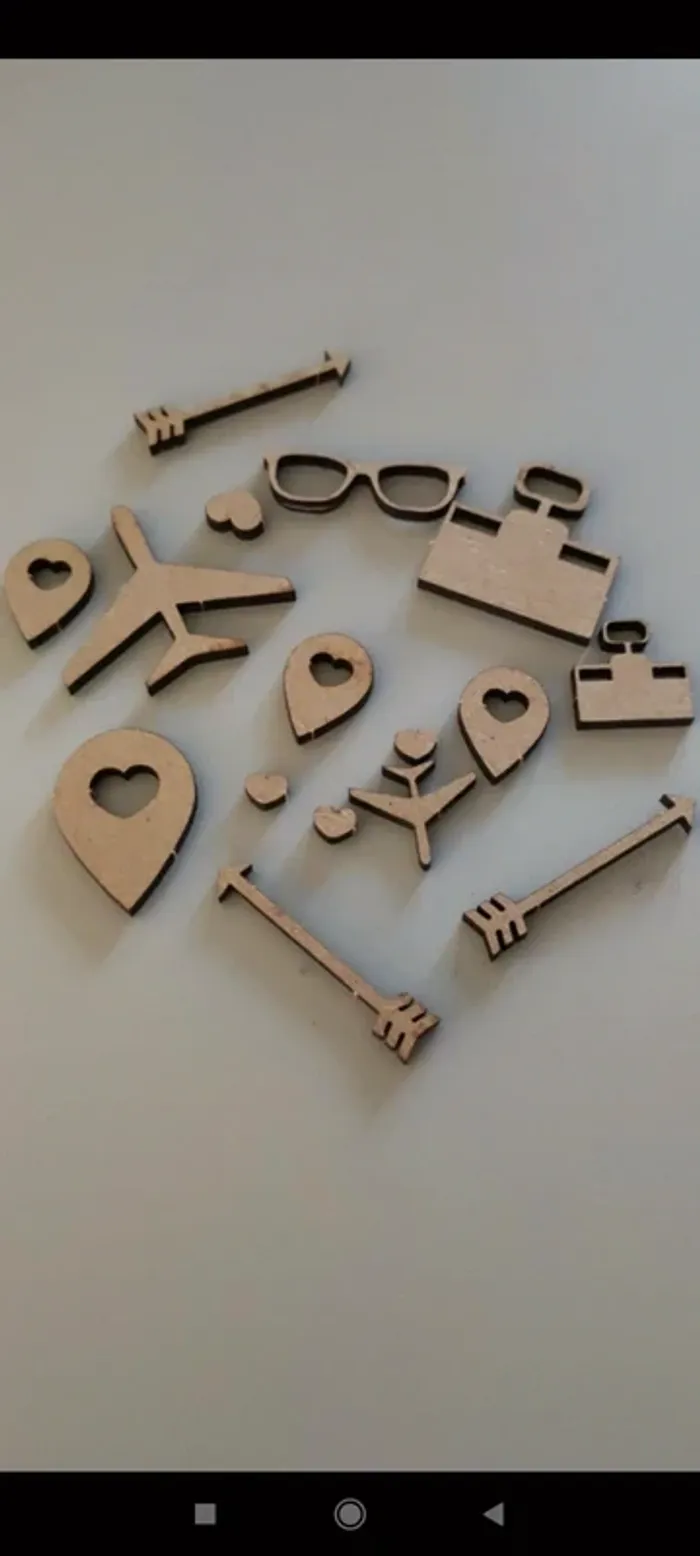 Embellissements pour le scrap