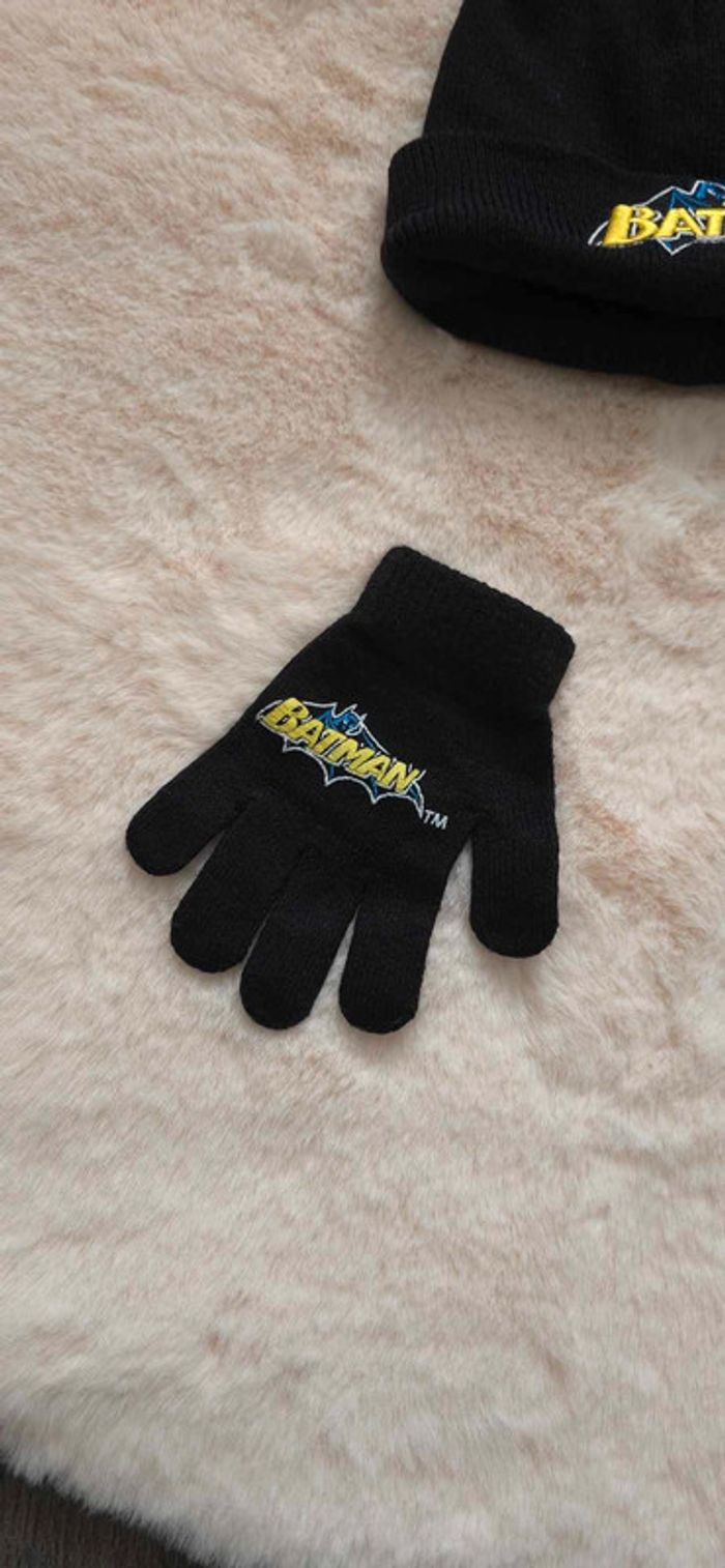 Ensemble bonnet et gants batman - photo numéro 5