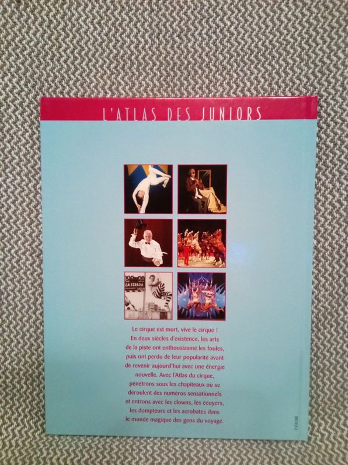 Le cirque - l'Atlas des Juniors Arts et Loisirs - Ed. Atlas Jeunesse - photo numéro 2