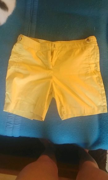 Short femme jaune taille 38 kiabi  7