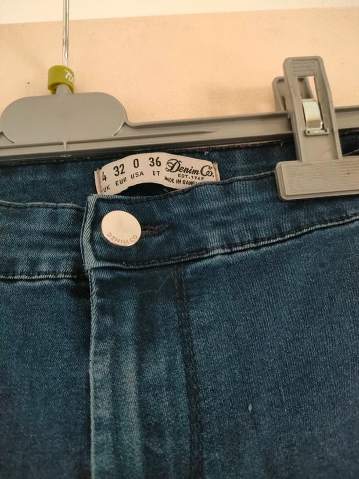 Jeans bleu, denim co, taille 34/XS