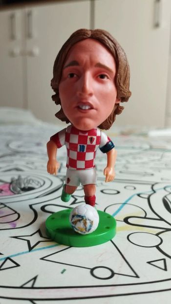 Petite figurine foot neuve Luka Modric Croatie