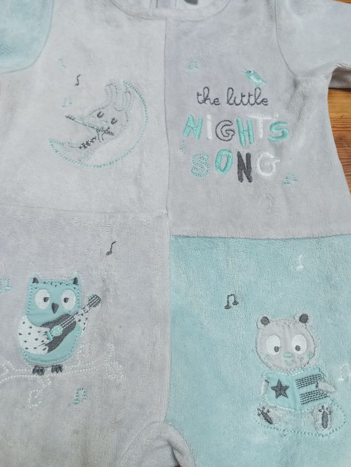 pyjama velours, tex, 12 mois - photo numéro 2