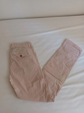 Pantalon chino rose Bershka taille 38