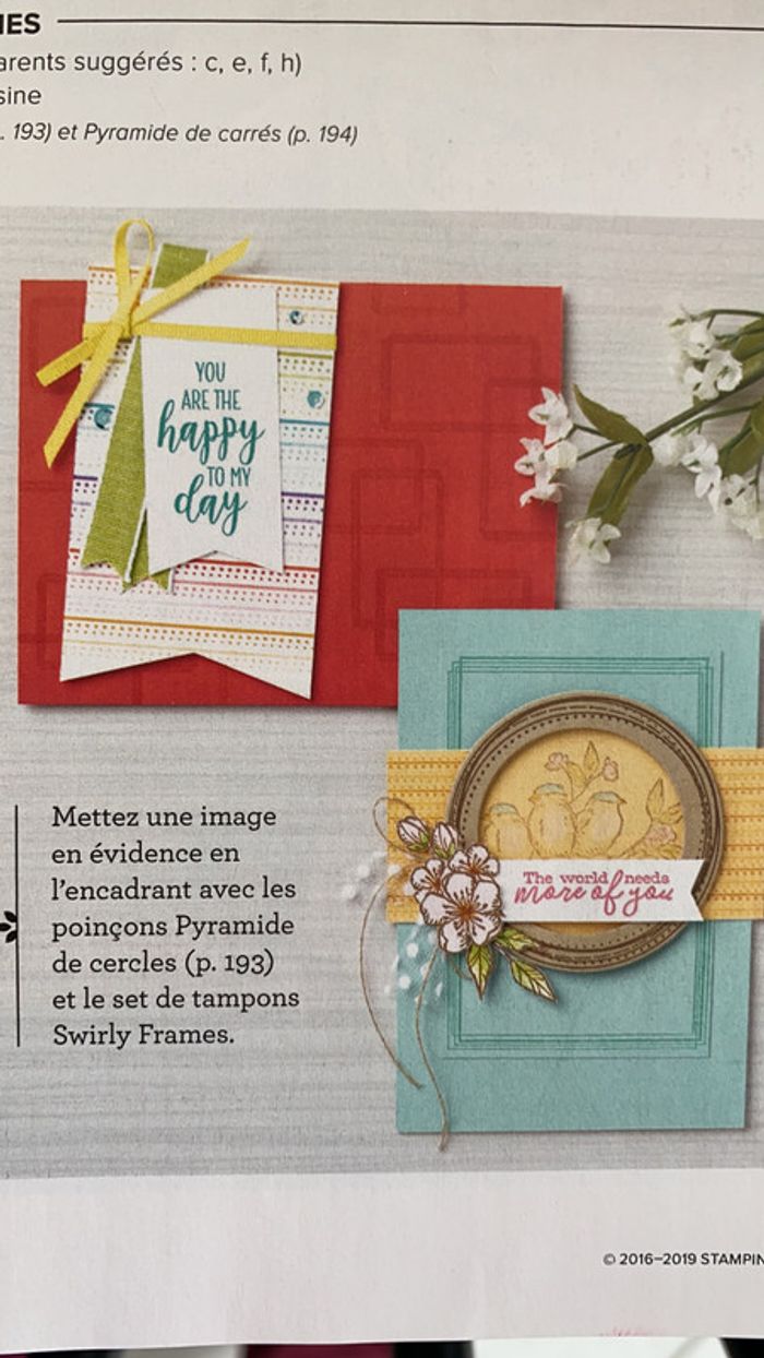 Set de tampons swirly frames - photo numéro 4