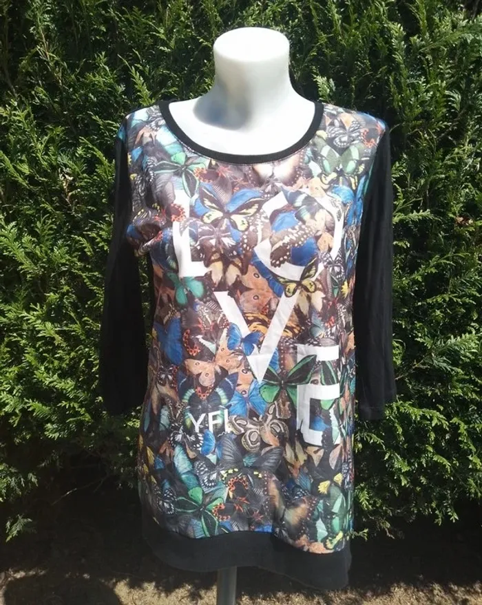 tunique devant fluide taille L YFJ Reserved viscose et polyester - photo numéro 6