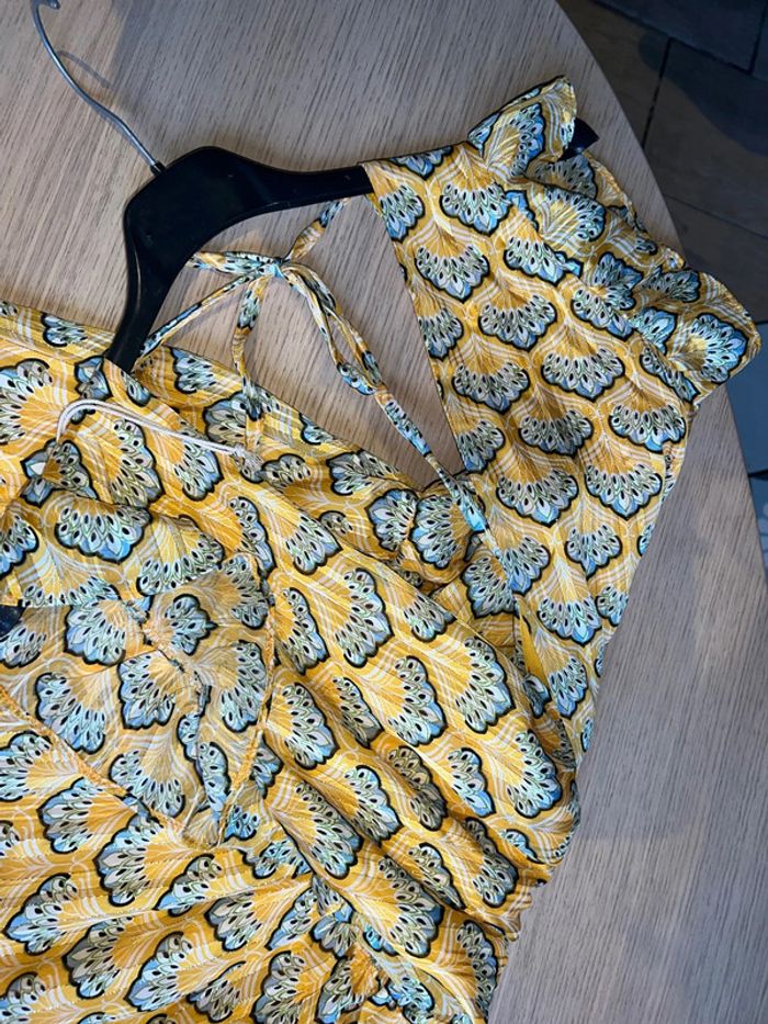 Robe by one neuve étiqueté taille S/M S M 36 38 40 jaune - photo numéro 7