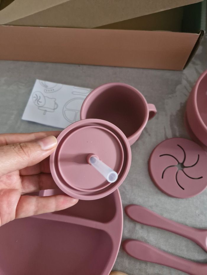 Set vaisselle silicone bébé - photo numéro 7