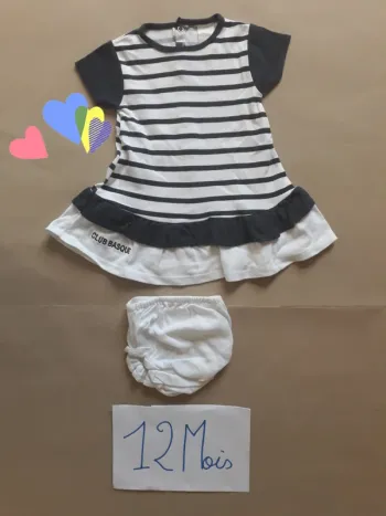 Ensemble Robe et Culotte 12 Mois