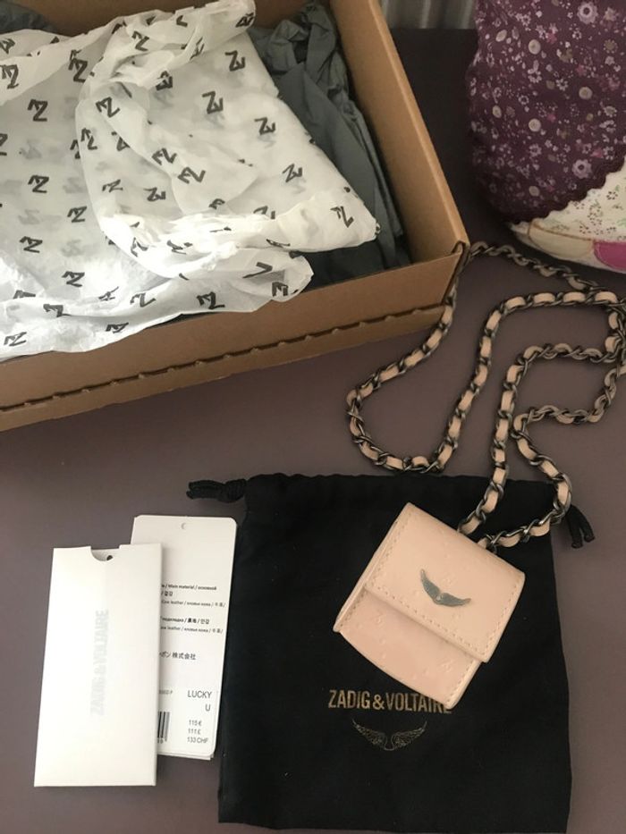Étui cuir ipods Zadig & Voltaire rose