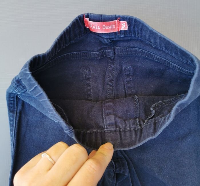 Pantalon jeans tregging 5 ans fille tissaia - photo numéro 2