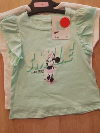 Lot de 2 tee-shirt neuf