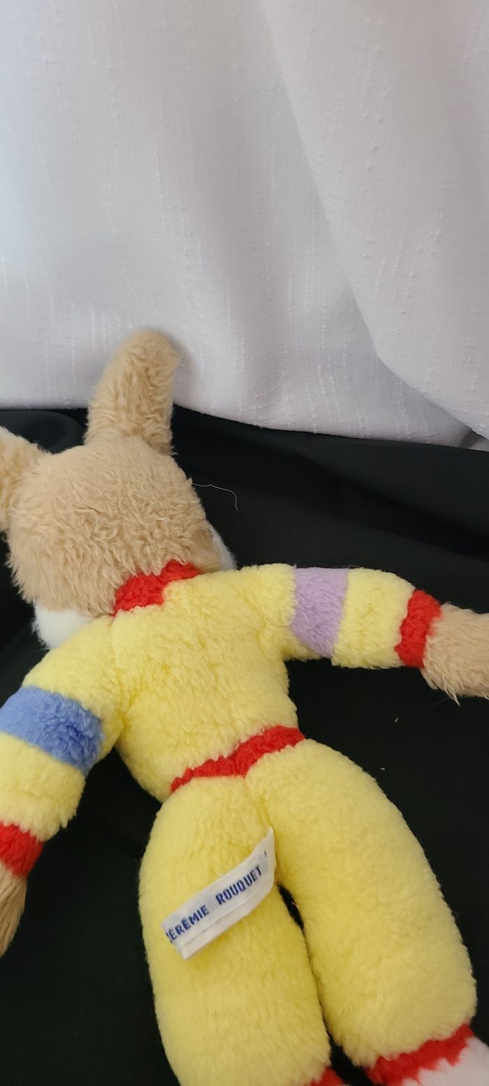 lapin nounours sportif ancienne peluche lapin - photo numéro 5