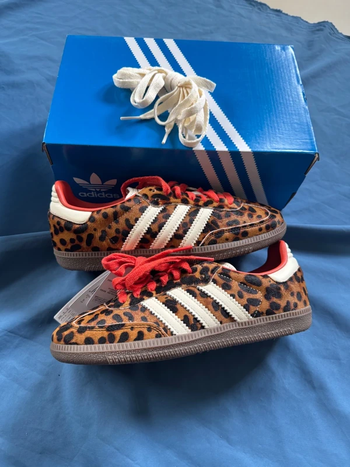 Adidas Samba OG Léopard blanc rouge 37