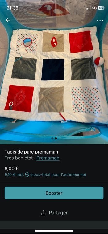 Tapis parc premaman