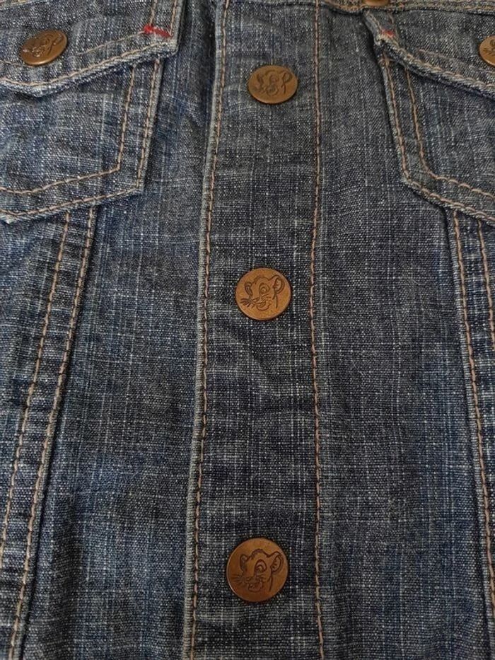 Veste en jeans roi lion - photo numéro 2