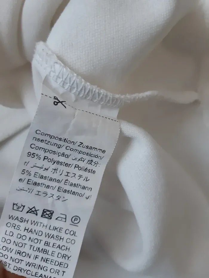 Tee shirt blanc Dazy T40 - photo numéro 6