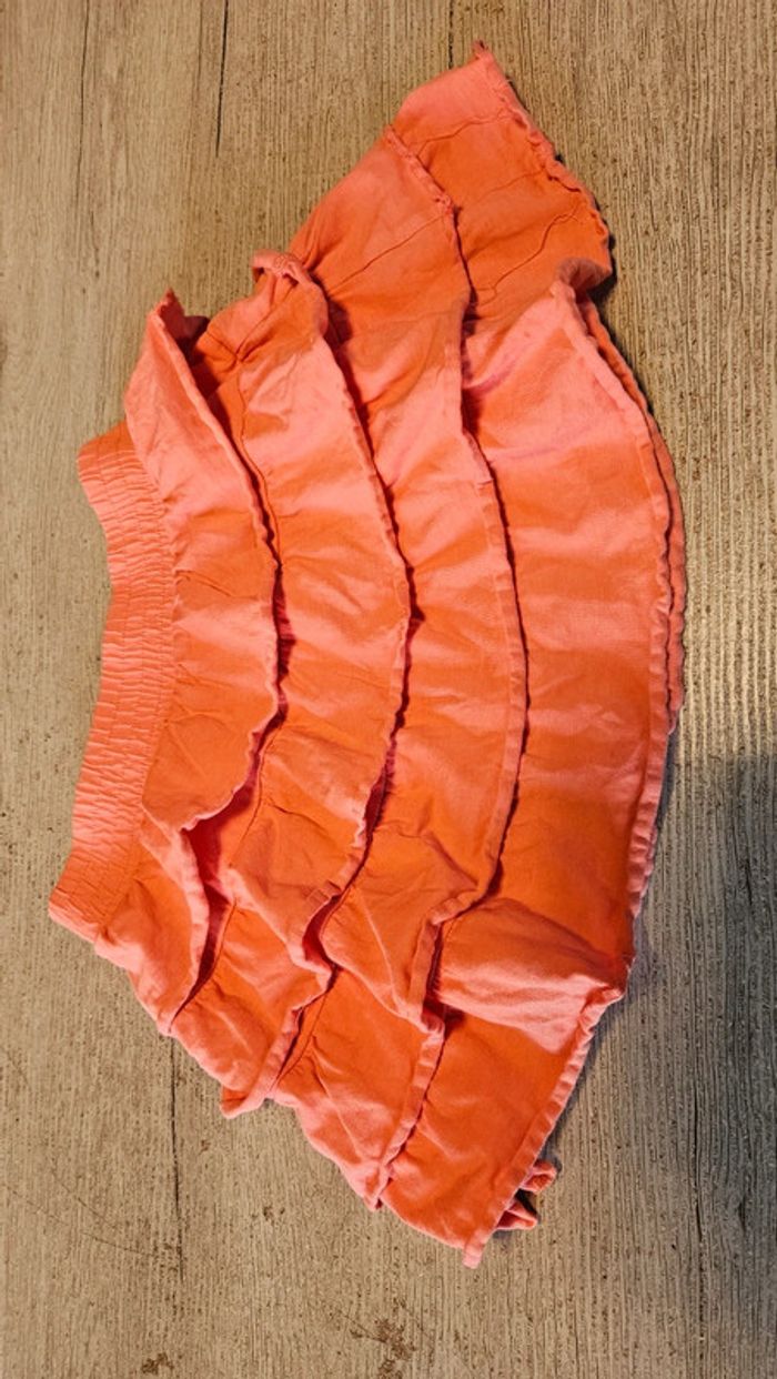 Jupe courte à volants corail, Tik & Tak, Charles Vögele, 6 ans, nickel - photo numéro 3