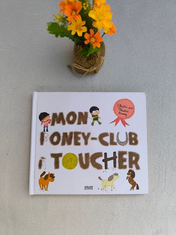 Livre Mon poney-club à toucher Milan