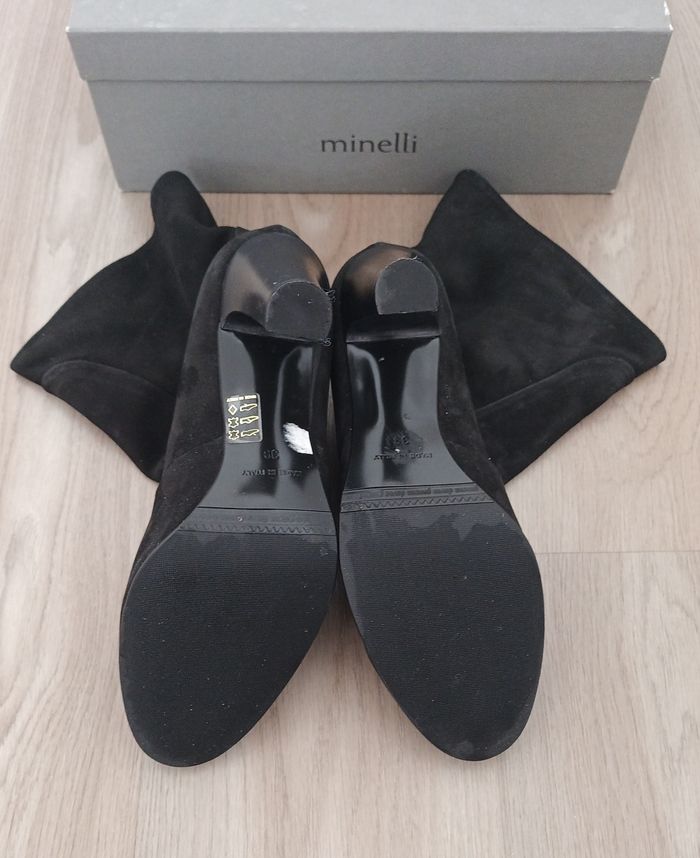 Bottines à talon en daim 39 - photo numéro 4