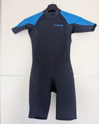 Combinaison Shorty Surf Enfant Olaian taille 8 ans