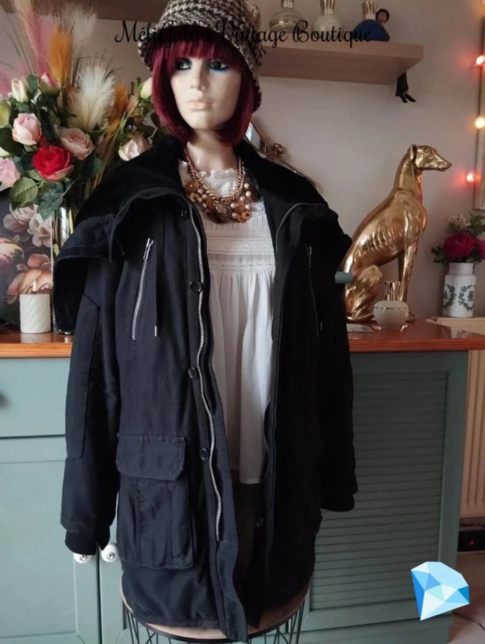 💞Parka Noire Doublée Fausse Fourrure Zadig & Voltaire T36/38💞 - photo numéro 16