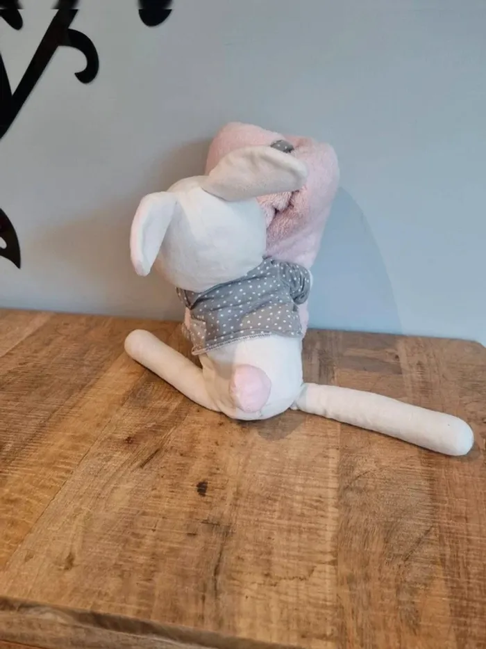 Doudou couverture lapin obaibi - photo numéro 5