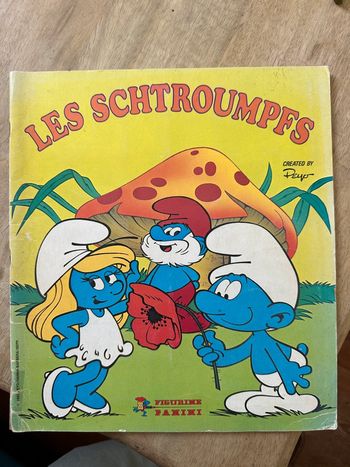 Panini - Album complet stickers autocollants Les Schtroumpfs Peyo