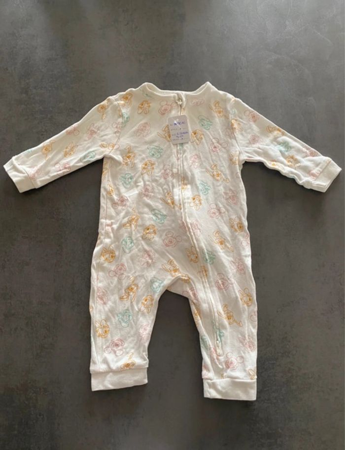 Combinaison pyjama fin Disney Primark 6-9 mois/74 cm [ref.86B070]